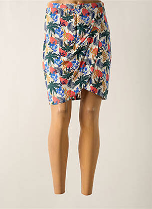 Jupe courte taille haute blanc I.CODE (By IKKS) femme
