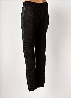 Pantalon droit stretch taille haute noir NÜ femme