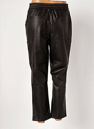 Pantalon 7/8 taille haute taille haute noir MANGO femme
