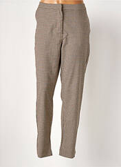 Pantalon droit marron VERO MODA pour femme seconde vue
