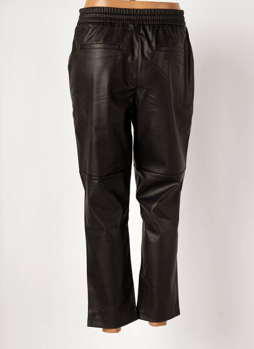 Pantalon 7/8 taille haute taille haute noir MANGO femme