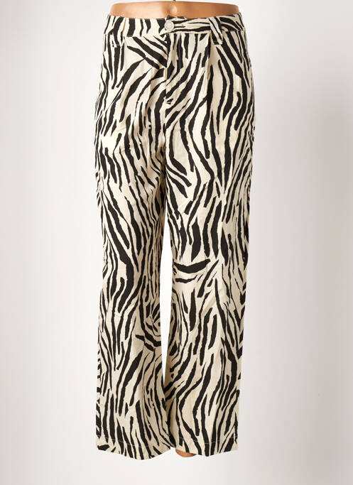 Pantalon droit beige MNG pour femme