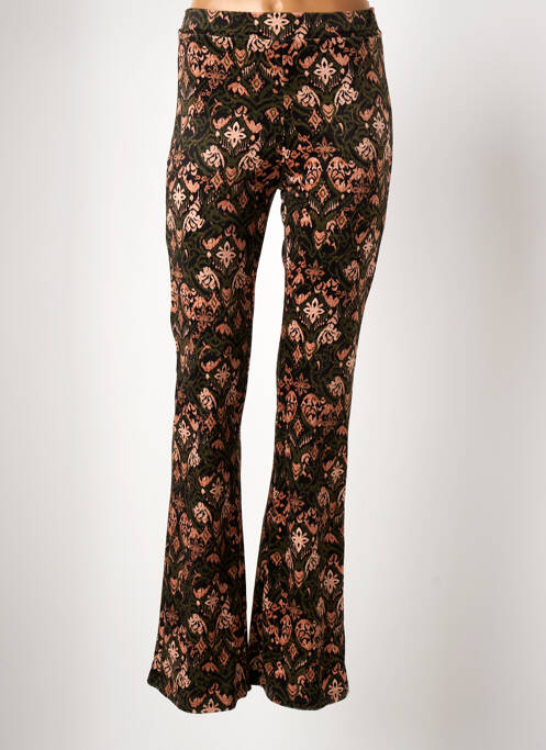 Pantalon flare vert TERRA DI SIENA pour femme