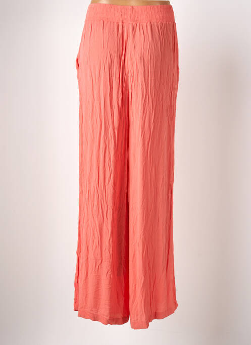 Pantalon large orange VERO MODA pour femme