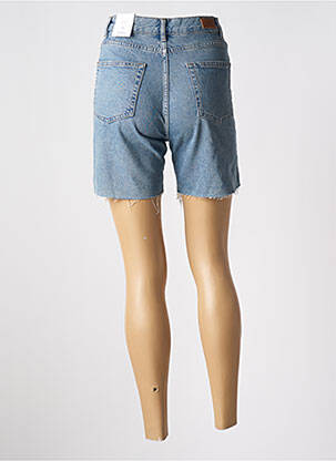 Short tissage denim bleu SUBDUED femme