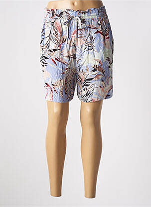 Short coupe droite bleu GARCIA femme