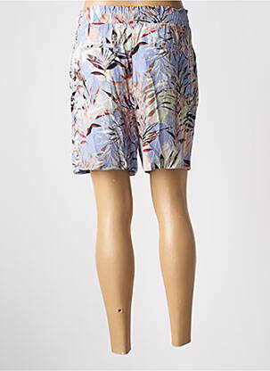 Short coupe droite bleu GARCIA femme
