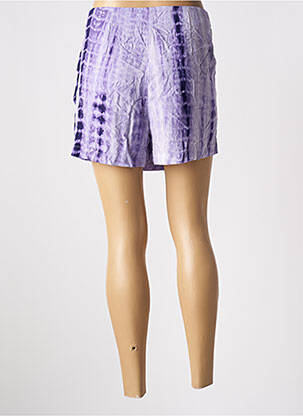 Jupe short coupe droite violet CEMI BY CÉLINE femme