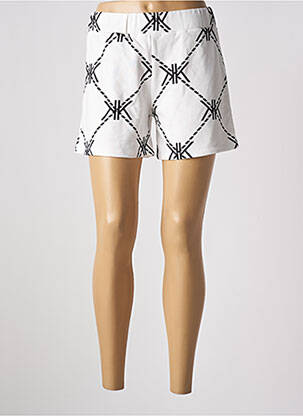 Short coupe droite blanc KENDALL + KYLIE femme