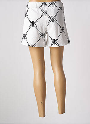Short coupe droite blanc KENDALL + KYLIE femme