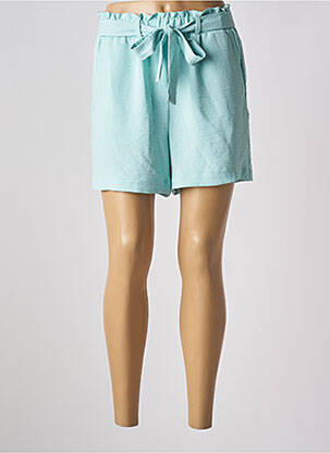 Short coupe droite bleu ONLY femme