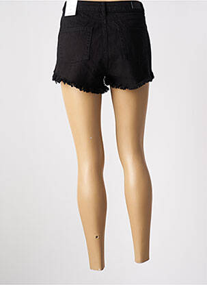 Short tissage denim noir SUBDUED femme