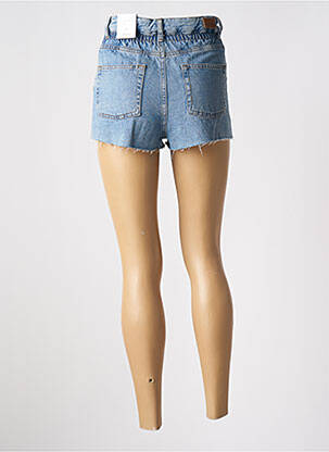 Short tissage denim bleu SUBDUED femme