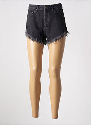 Short tissage denim noir SUBDUED femme