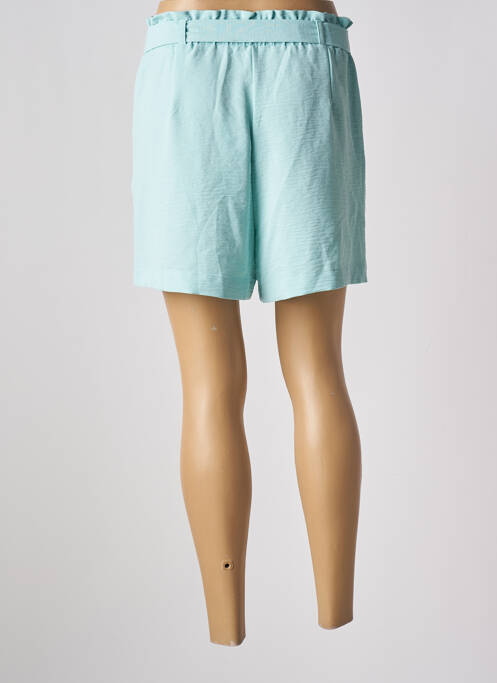 Short coupe droite bleu ONLY femme
