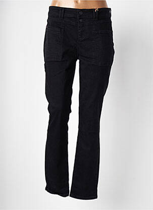 Jeans coupe slim tissage brut taille normale noir STREET ONE femme