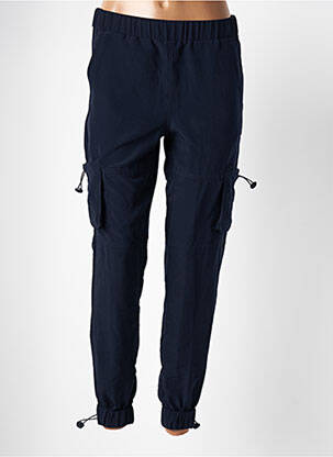 Pantalon cargo taille élastique taille normale bleu CEMI BY CÉLINE femme