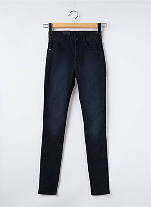 Jeans skinny tissage brut taille normale noir DR DENIM femme