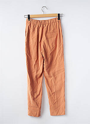 Pantalon chino taille normale taille normale orange MANGO femme