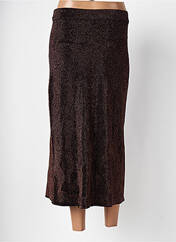 Jupe longue marron DEUX. BY ELINE DE MUNCK pour femme seconde vue