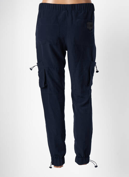 Pantalon cargo taille élastique taille normale bleu CEMI BY CÉLINE femme