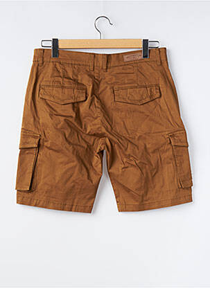 Bermuda coupe droite marron BRUCE & BUTLER  homme