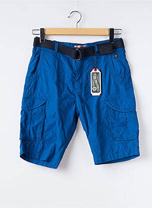Bermuda multipoches taille normale bleu PETROL INDUSTRIES homme