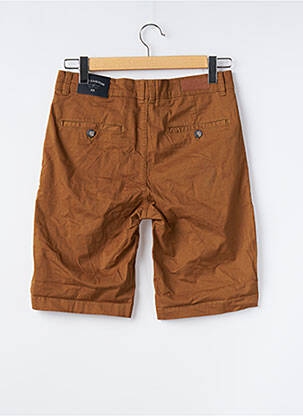 Bermuda coupe droite marron BRUCE & BUTLER  homme