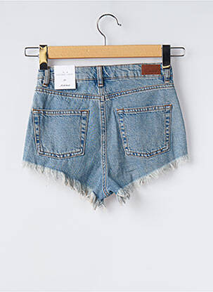 Short tissage denim bleu SUBDUED fille