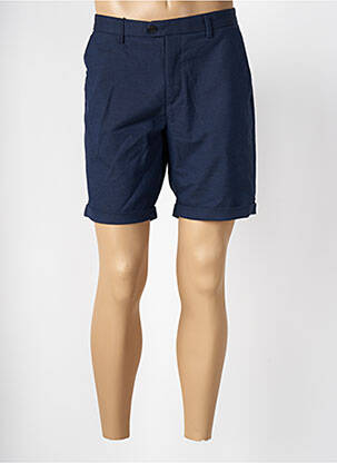 Bermuda coupe droite bleu JACK & JONES homme