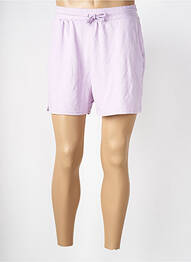 Bermuda taille élastique violet HAILYS femme