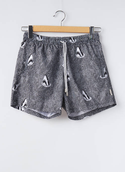 Short de bain noir BRUCE & BUTLER  pour homme