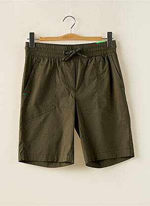 Bermuda taille élastique taille normale vert CECIL femme