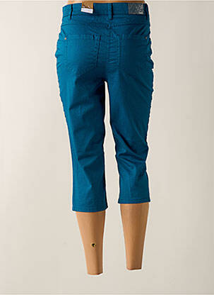 Pantacourt tissage popeline taille normale bleu CECIL femme