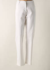 Pantalon slim blanc CHRISTINE LAURE pour femme seconde vue