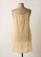 Robe courte beige AGATHE & LOUISE pour femme seconde vue