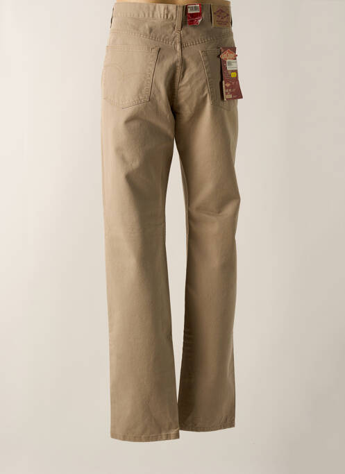 Pantalon droit beige LEE COOPER pour homme