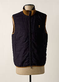 Doudoune poches sans capuche bleu VICOMTEA homme