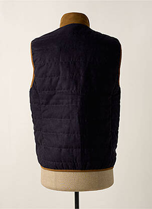 Doudoune poches sans capuche bleu VICOMTEA homme