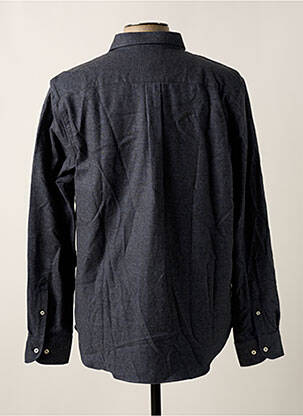 Chemise manches longues manches longues bleu VICOMTEA homme
