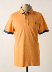 Polo orange VICOMTEA pour homme seconde vue