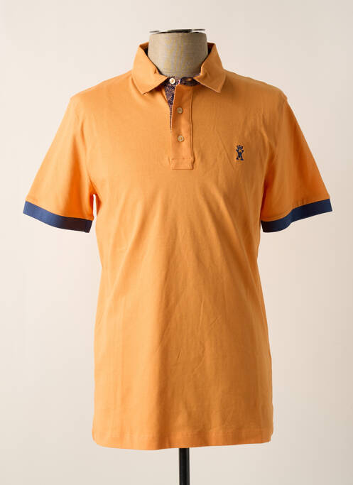 Polo orange VICOMTEA pour homme