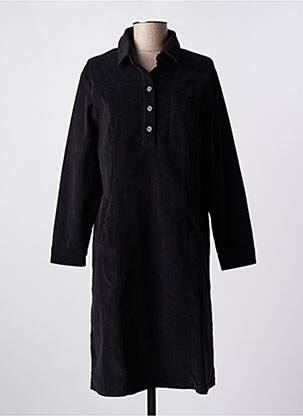Robe mi-longue manches longues manches longues noir COUTURIST femme
