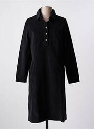 Robe mi-longue manches longues manches longues noir COUTURIST femme