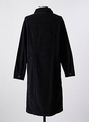 Robe mi-longue manches longues manches longues noir COUTURIST femme