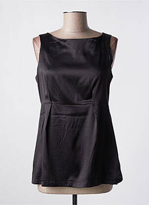 Top col carré sans manche noir MÊME BY GIAB'S femme