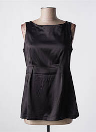 Top col carré sans manche noir MÊME BY GIAB'S femme