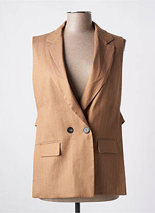 Blazer poches marron HANA SAN femme