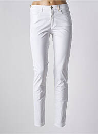 Pantalon slim stretch taille normale blanc COUTURIST femme