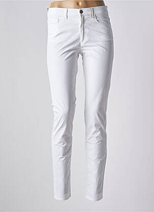 Pantalon slim stretch taille normale blanc COUTURIST femme